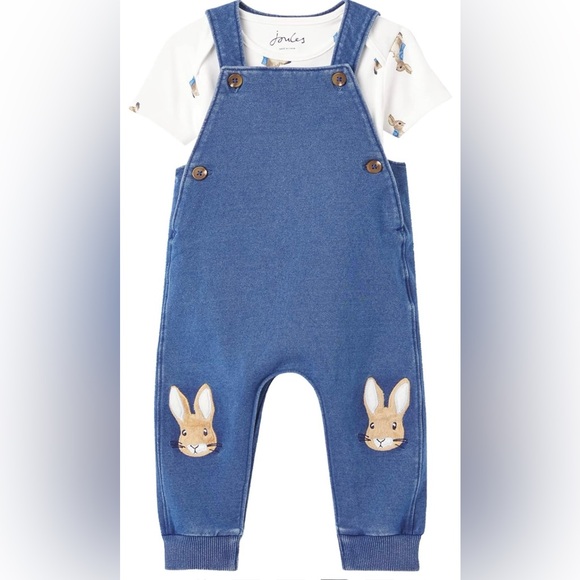 Joules Other - Joules Peter Rabbit Wilbur dungarees overalls bunny